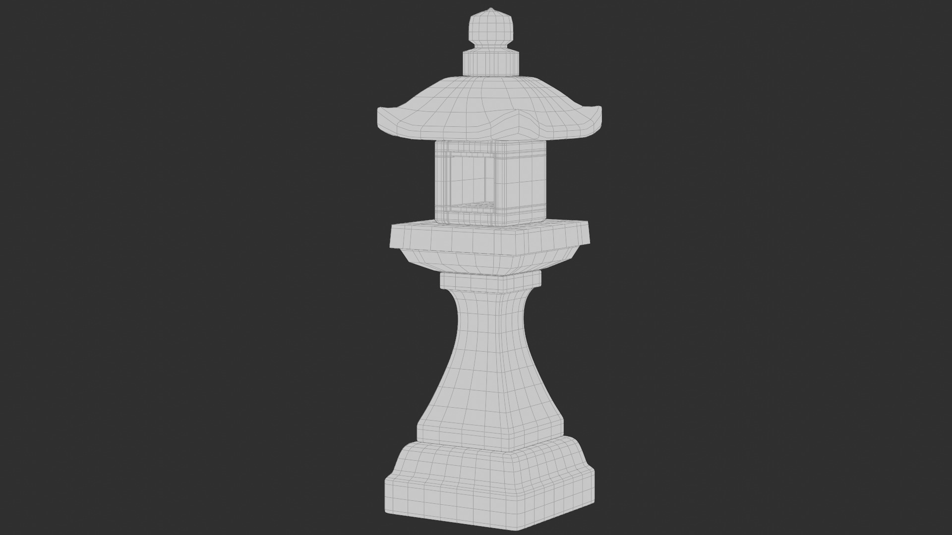 Japanese Lanterns 3d Scene 3D model_22