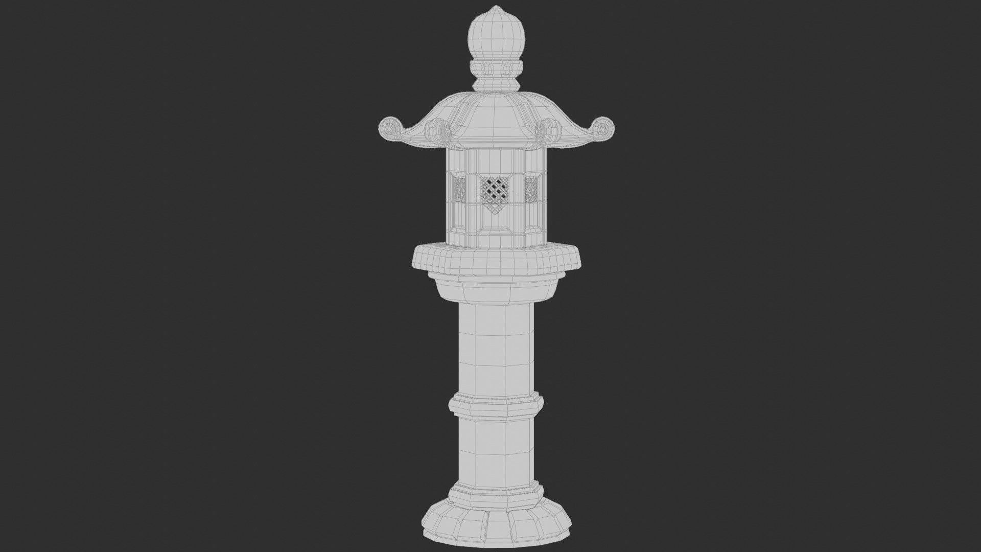 Japanese Lanterns 3d Scene 3D model_19