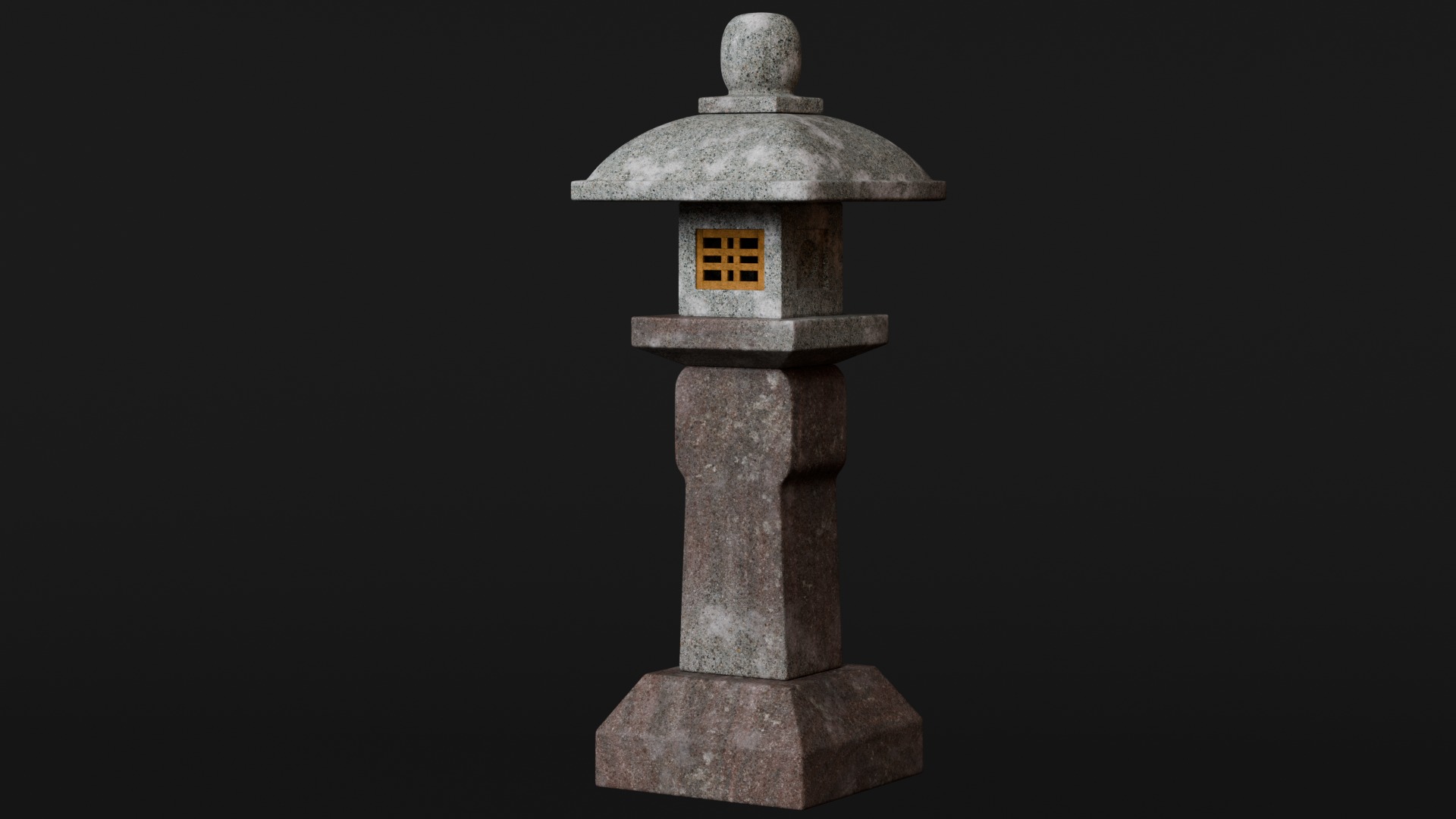 Japanese Lanterns 3d Scene 3D model_7