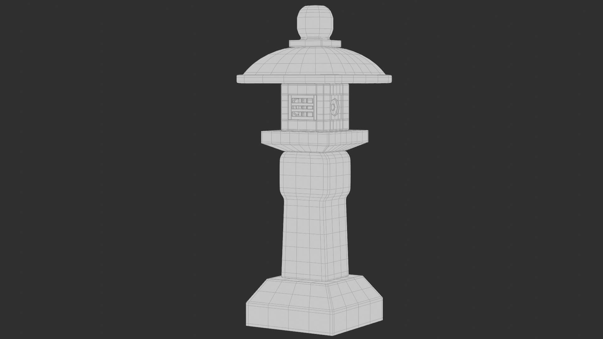 Japanese Lanterns 3d Scene 3D model_20