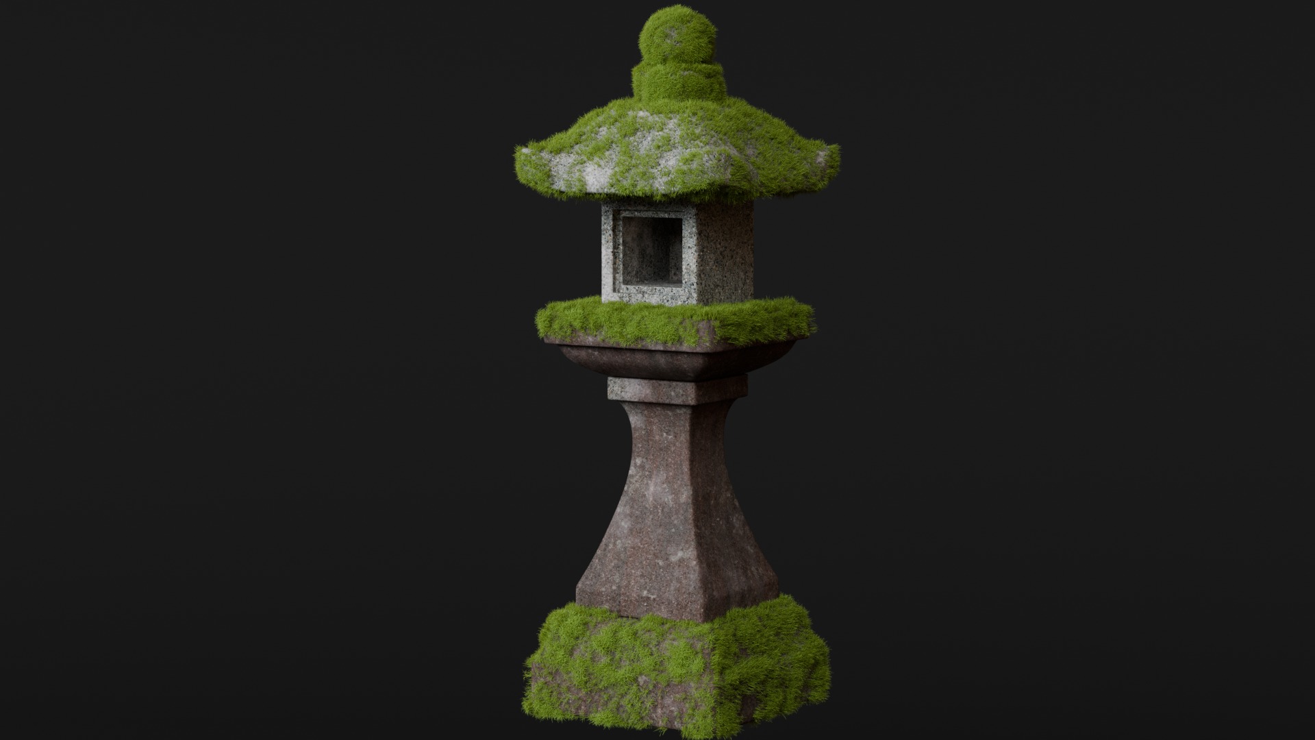 Japanese Lanterns 3d Scene 3D model_12