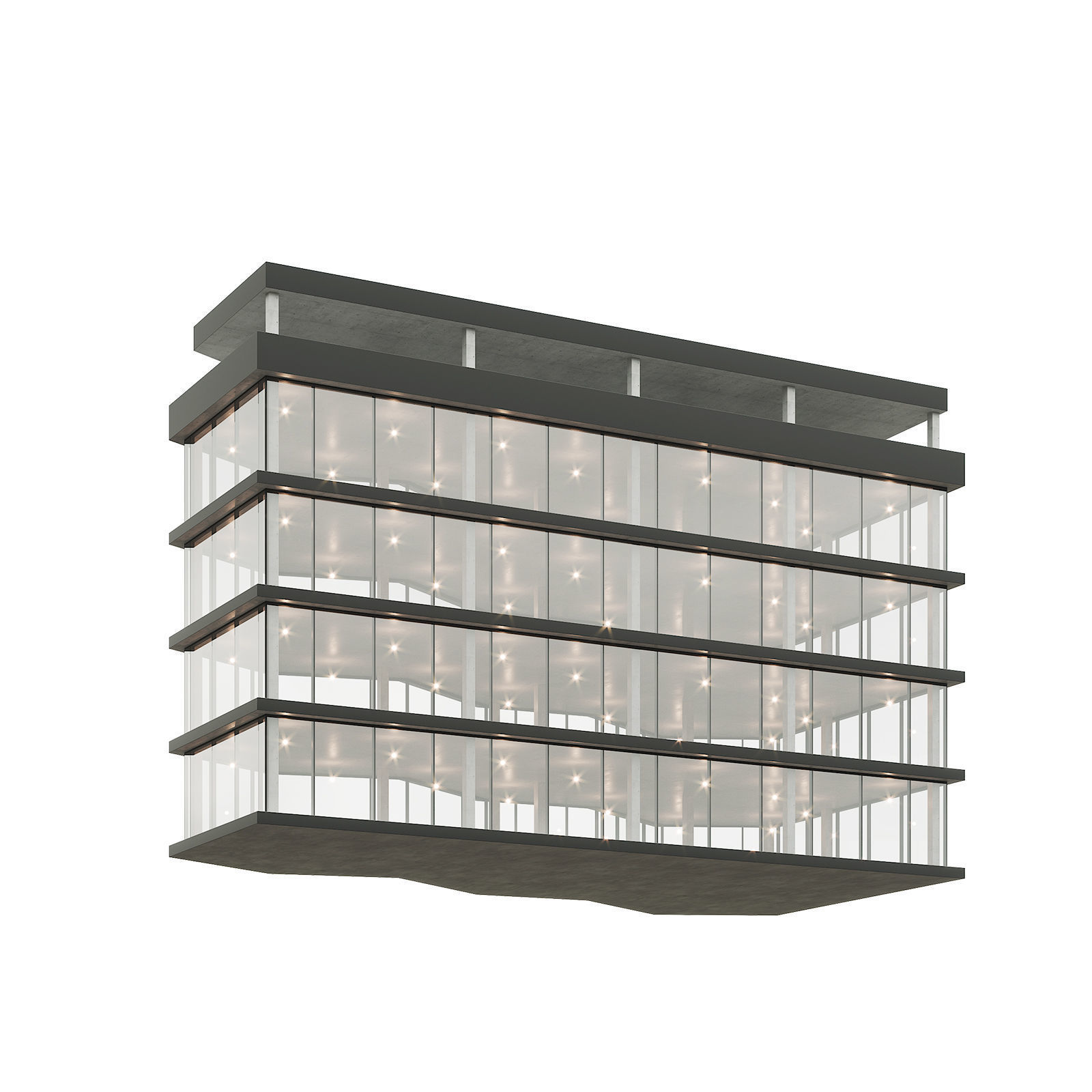 Office house building 8 3D model_2
