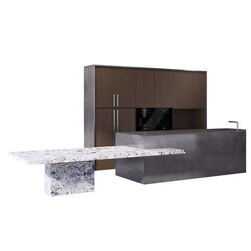 LINES kitchen by Pietboon 3D model