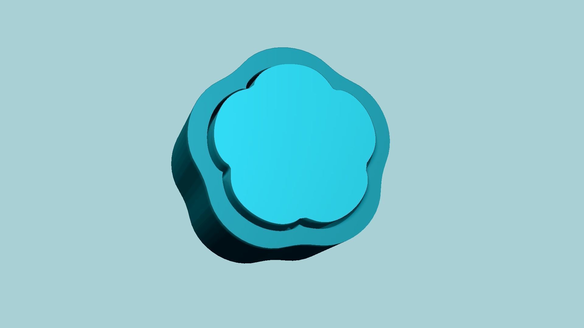 Five Segment Bud Flower Mold - Artificial EVA Molding 3D print model_6