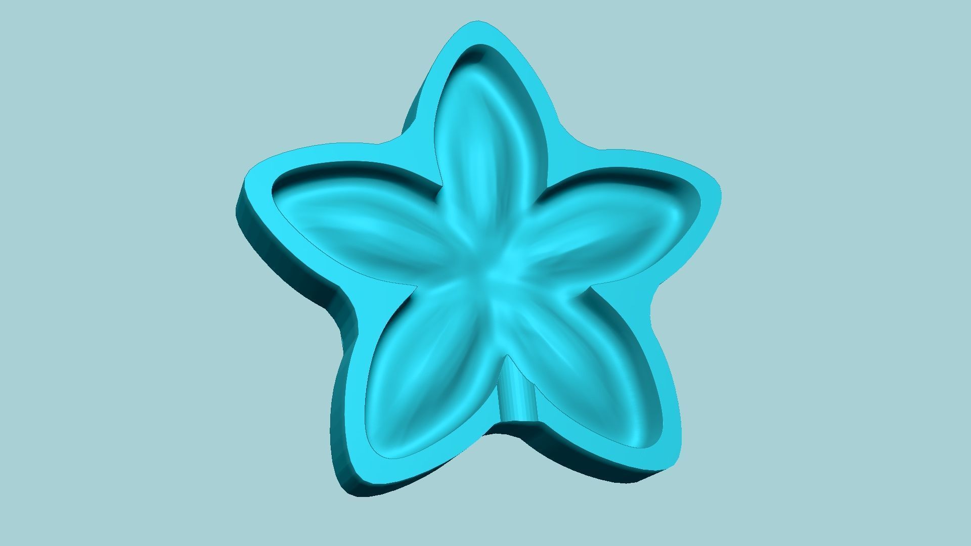 Jasmine Flower Mold - Artificial EVA Molding 3D print model_2