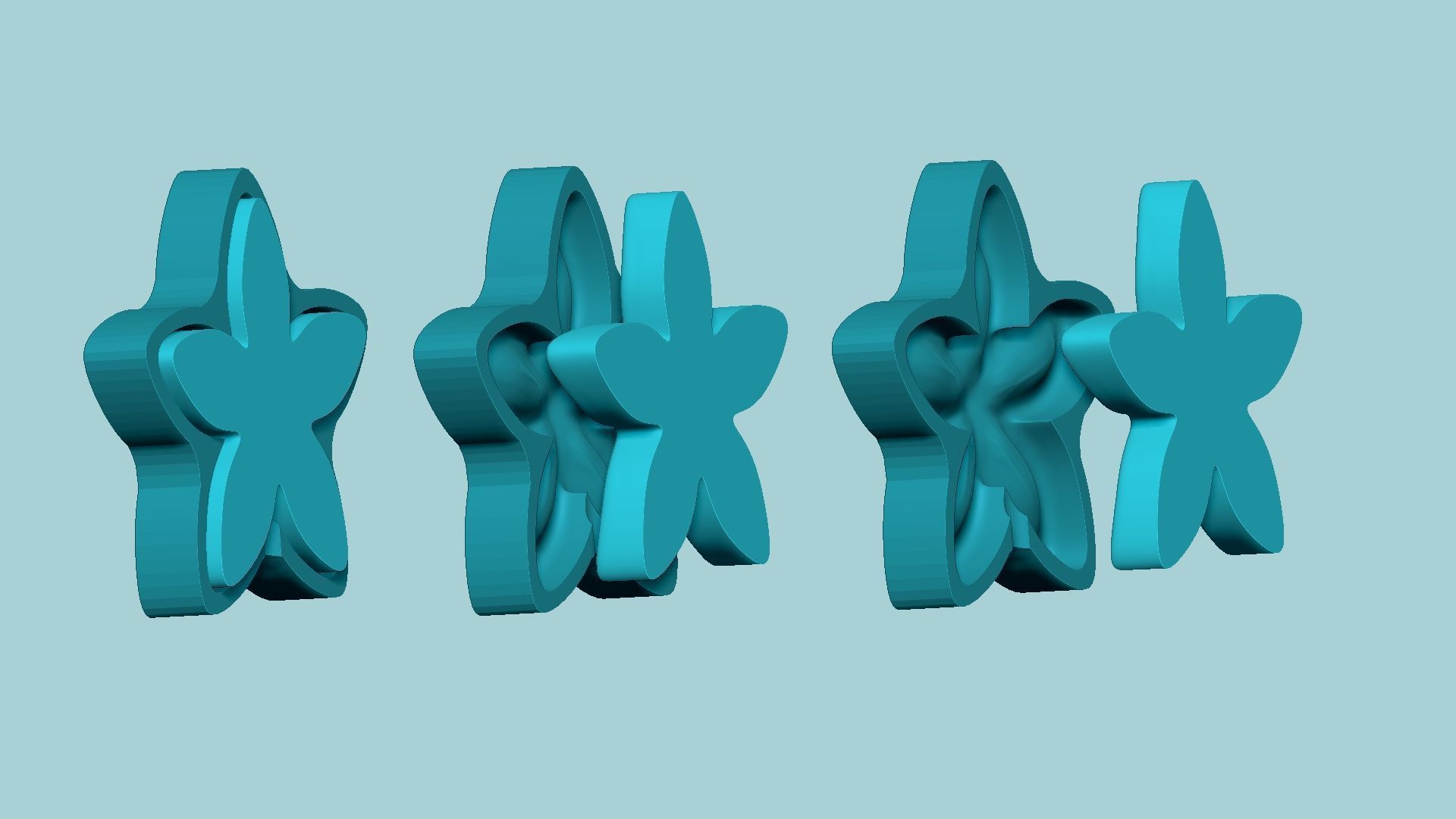 Jasmine Flower Mold - Artificial EVA Molding 3D print model_7