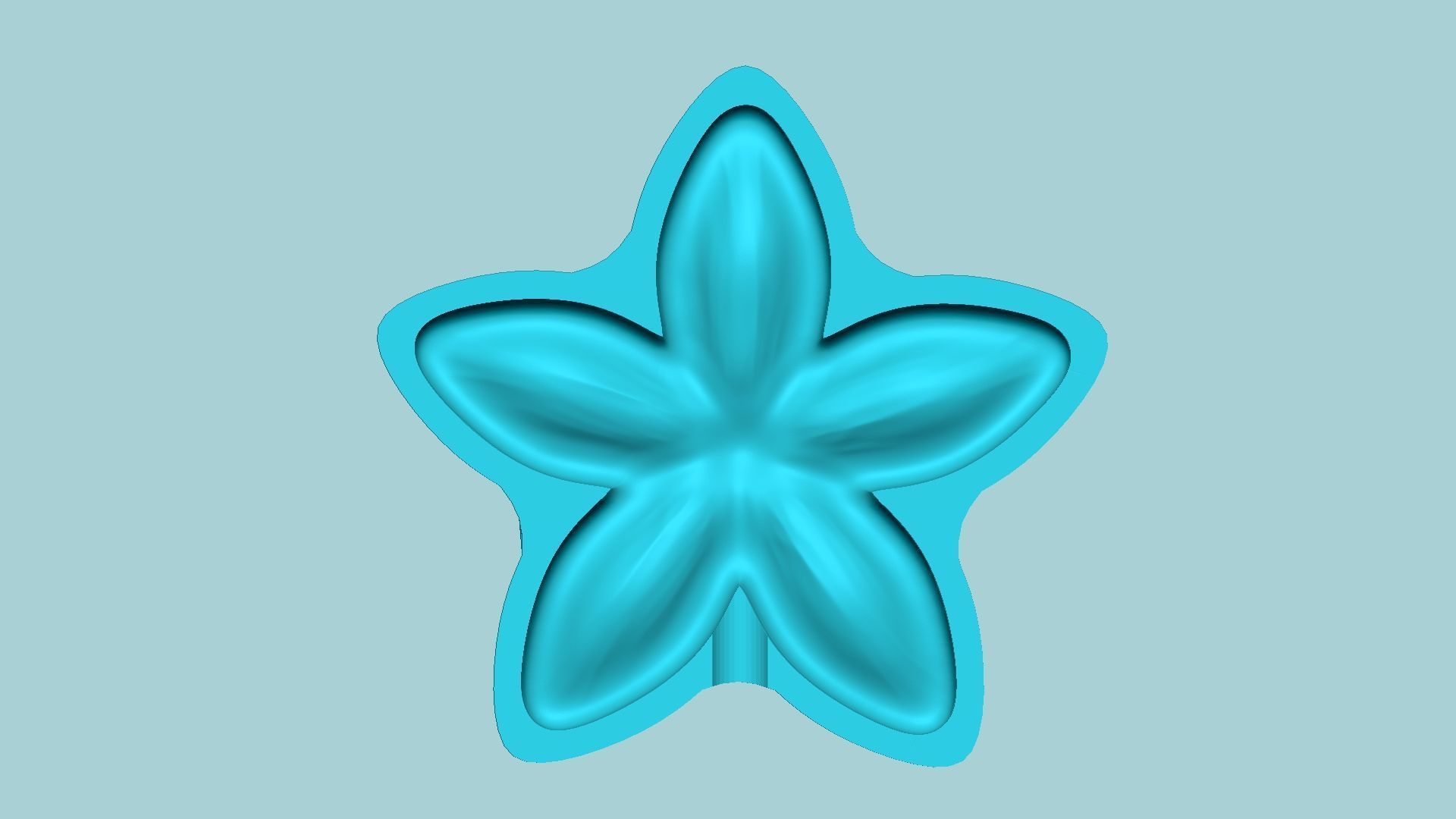 Jasmine Flower Mold - Artificial EVA Molding 3D print model_4