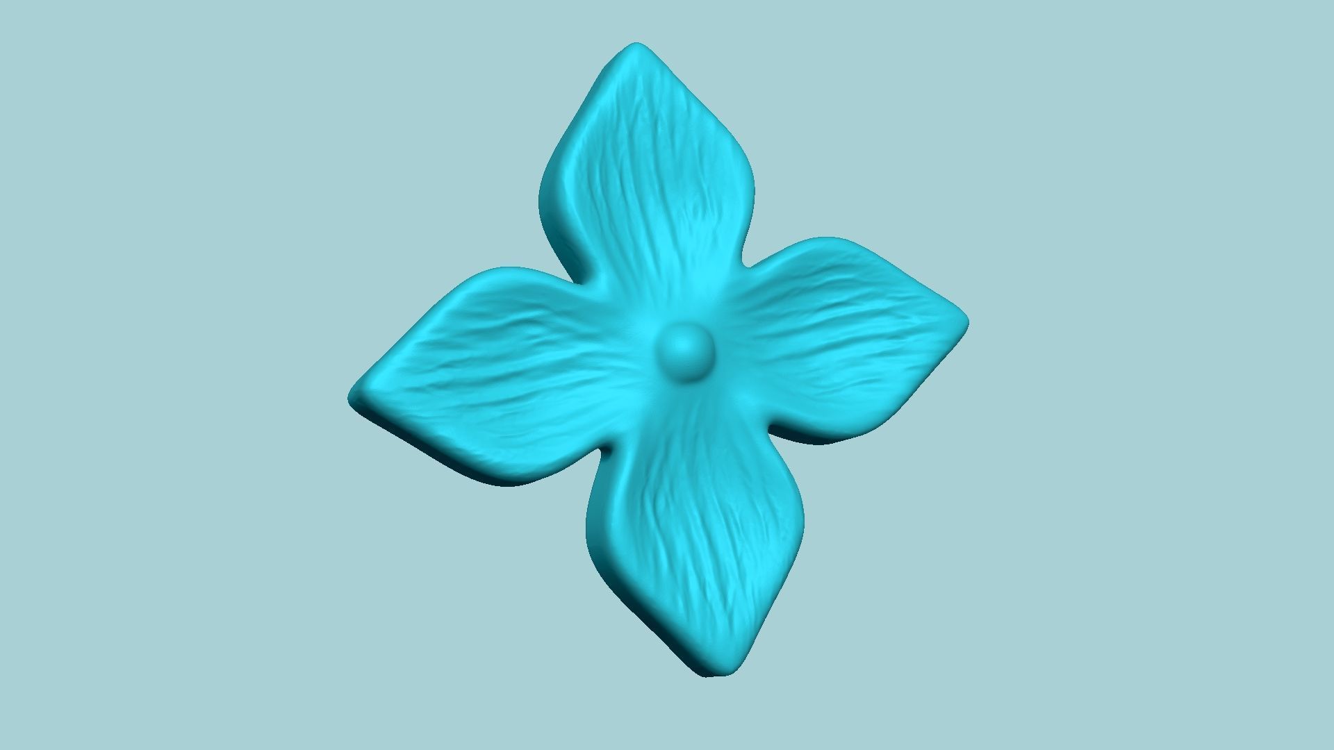 Bouvardia Flower Mold - Artificial EVA Molding 3D print model_1