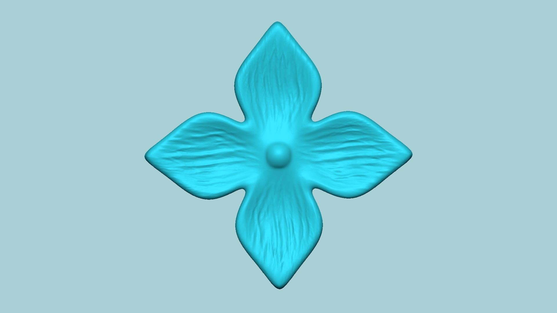 Bouvardia Flower Mold - Artificial EVA Molding 3D print model_3