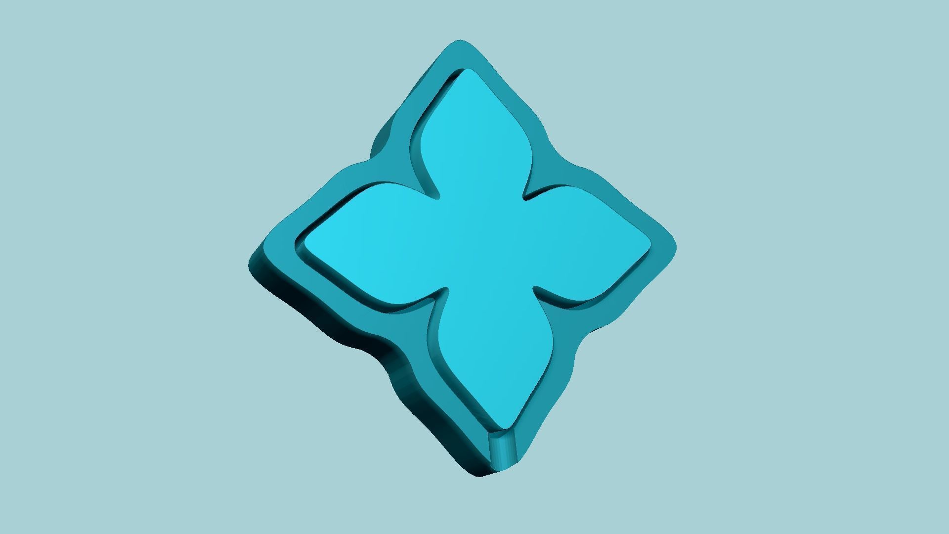 Bouvardia Flower Mold - Artificial EVA Molding 3D print model_6