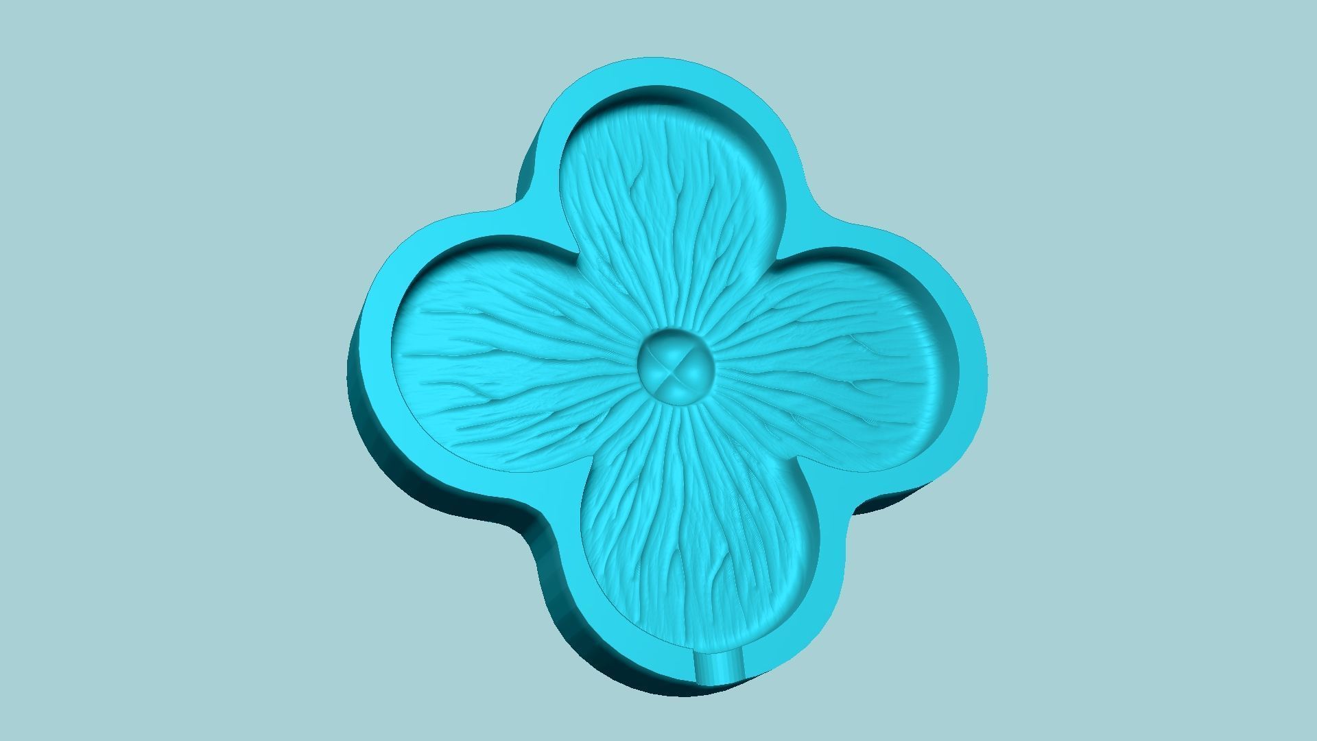Hydrangea Flower Mold - Artificial EVA Molding 3D print model_2