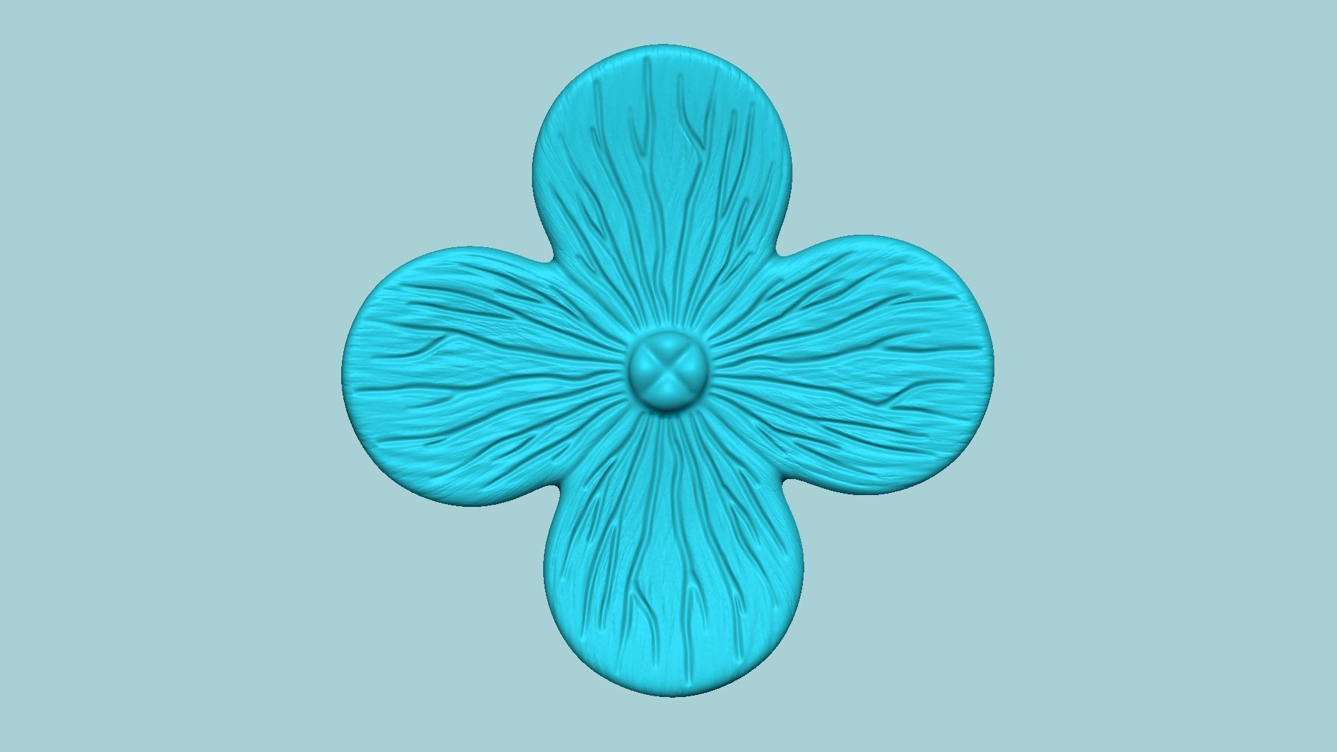 Hydrangea Flower Mold - Artificial EVA Molding 3D print model_3