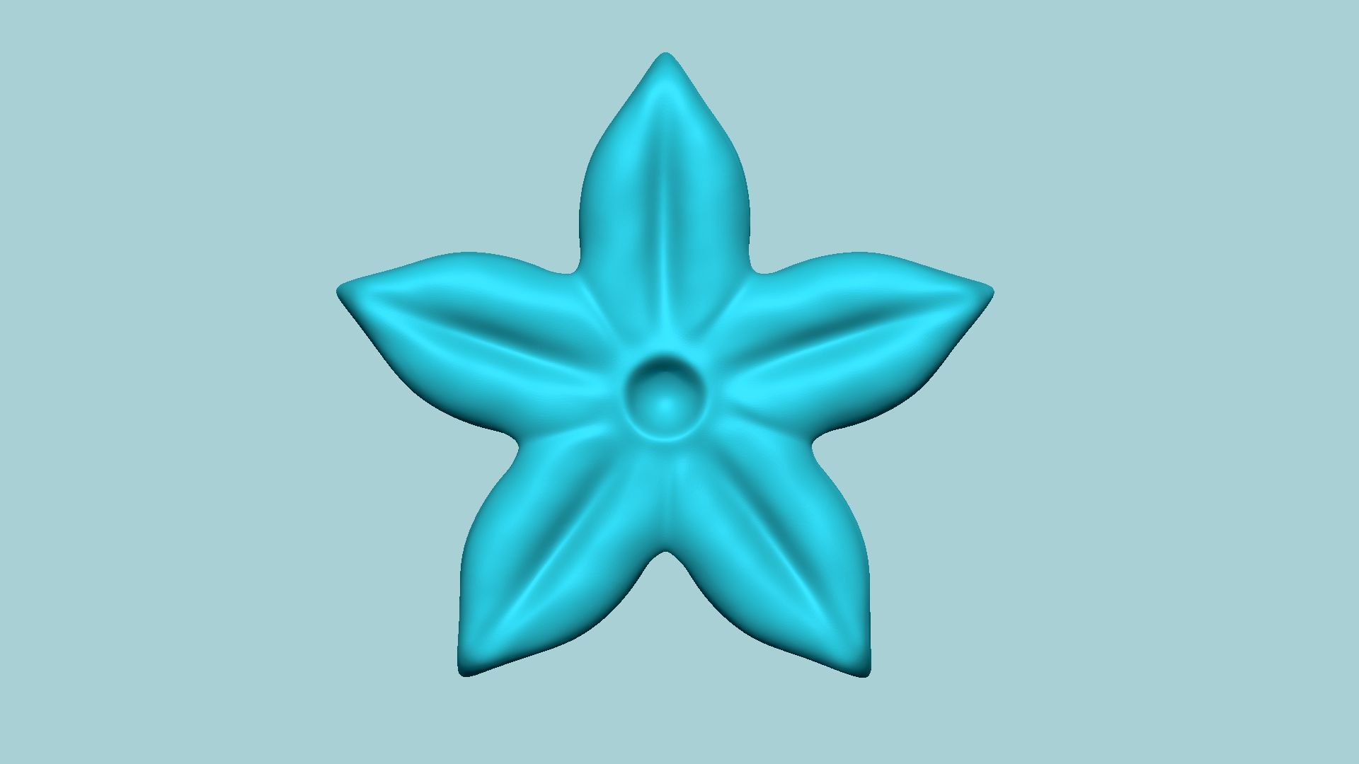Stephanotis Flower Mold - Artificial EVA Molding 3D print model_3