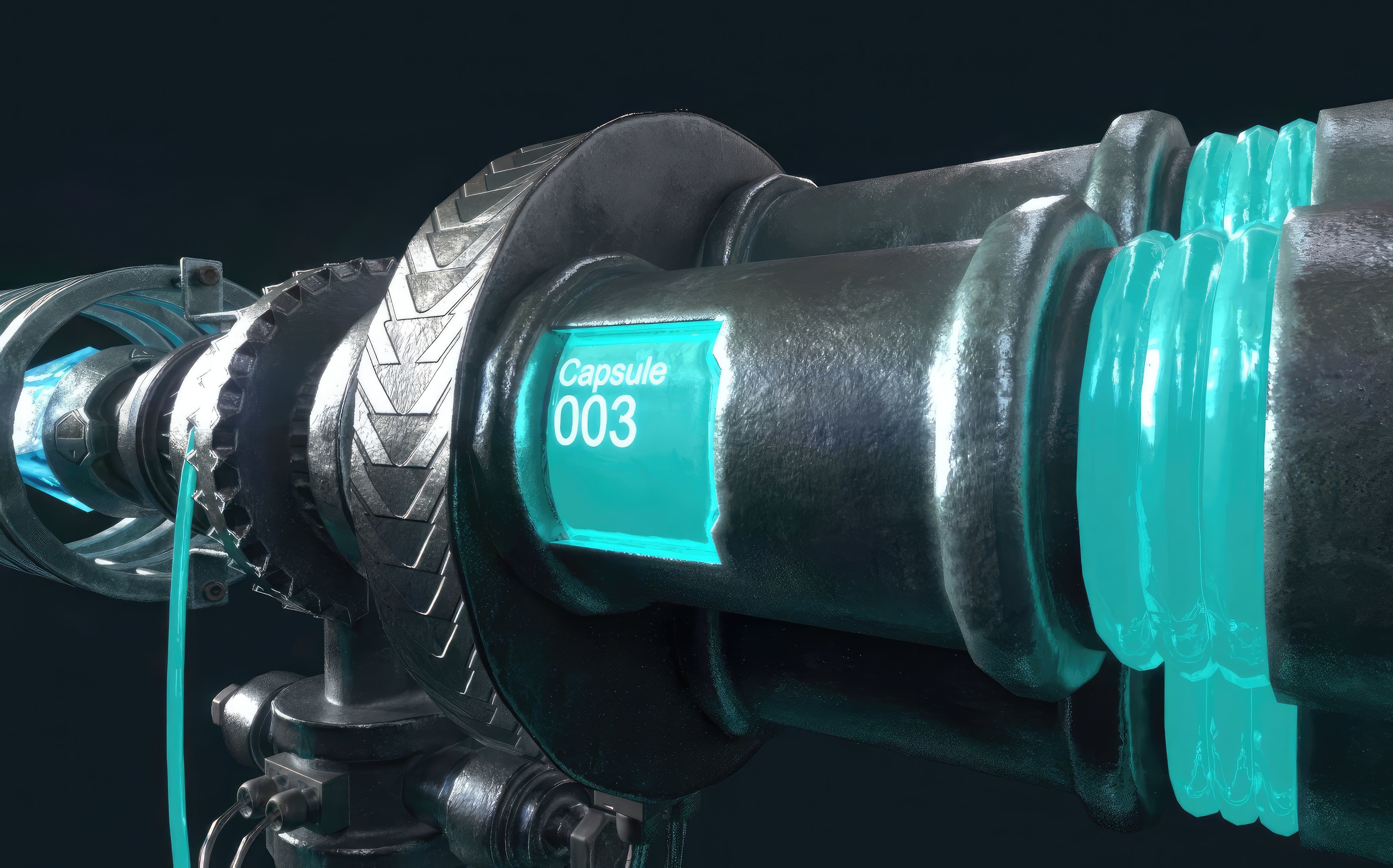 Cyrstal Hammer Low-poly 3D model_4