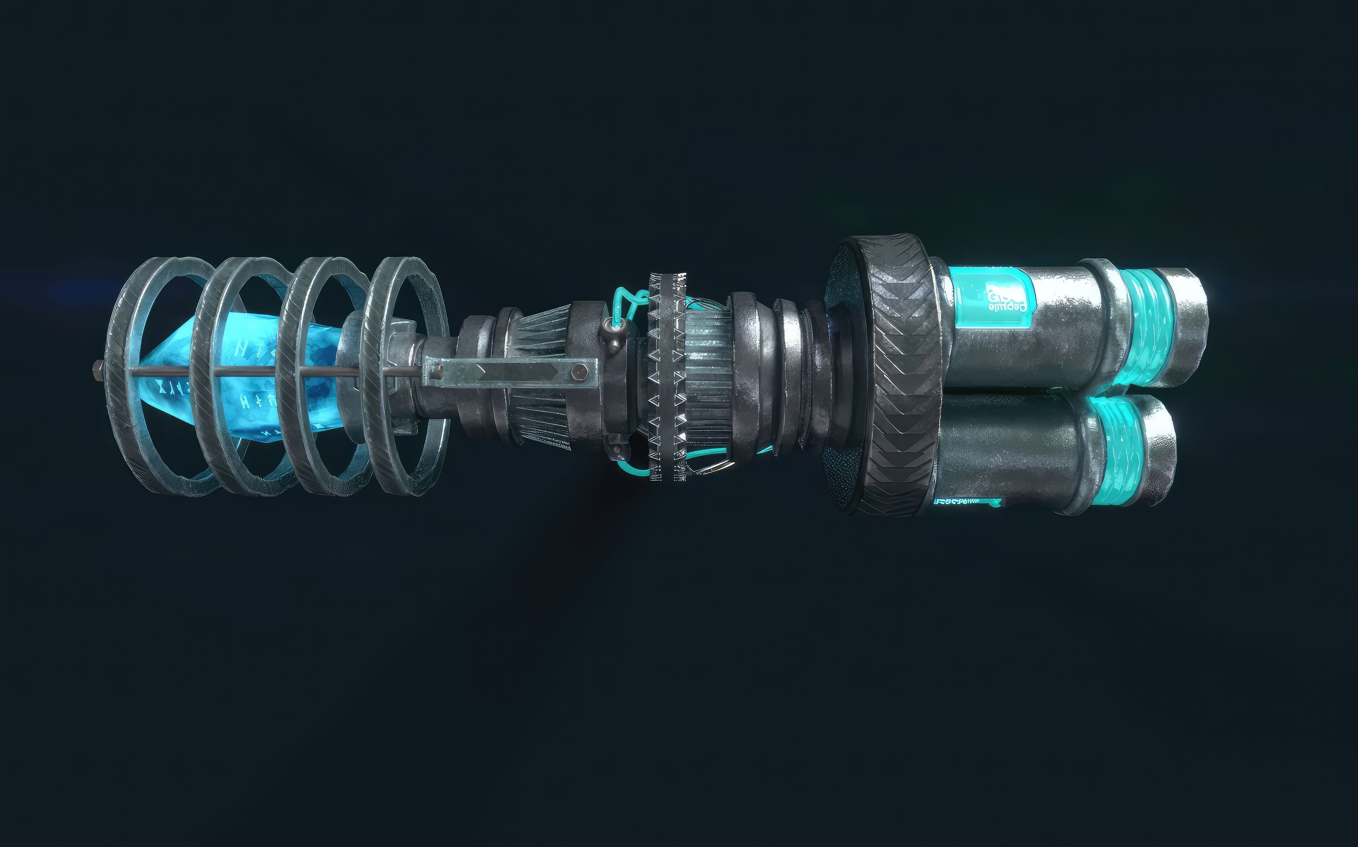 Cyrstal Hammer Low-poly 3D model_5