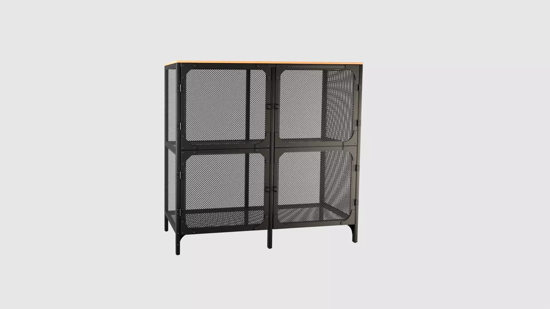 Shelf low poly 3D model Low-poly 3D model_0