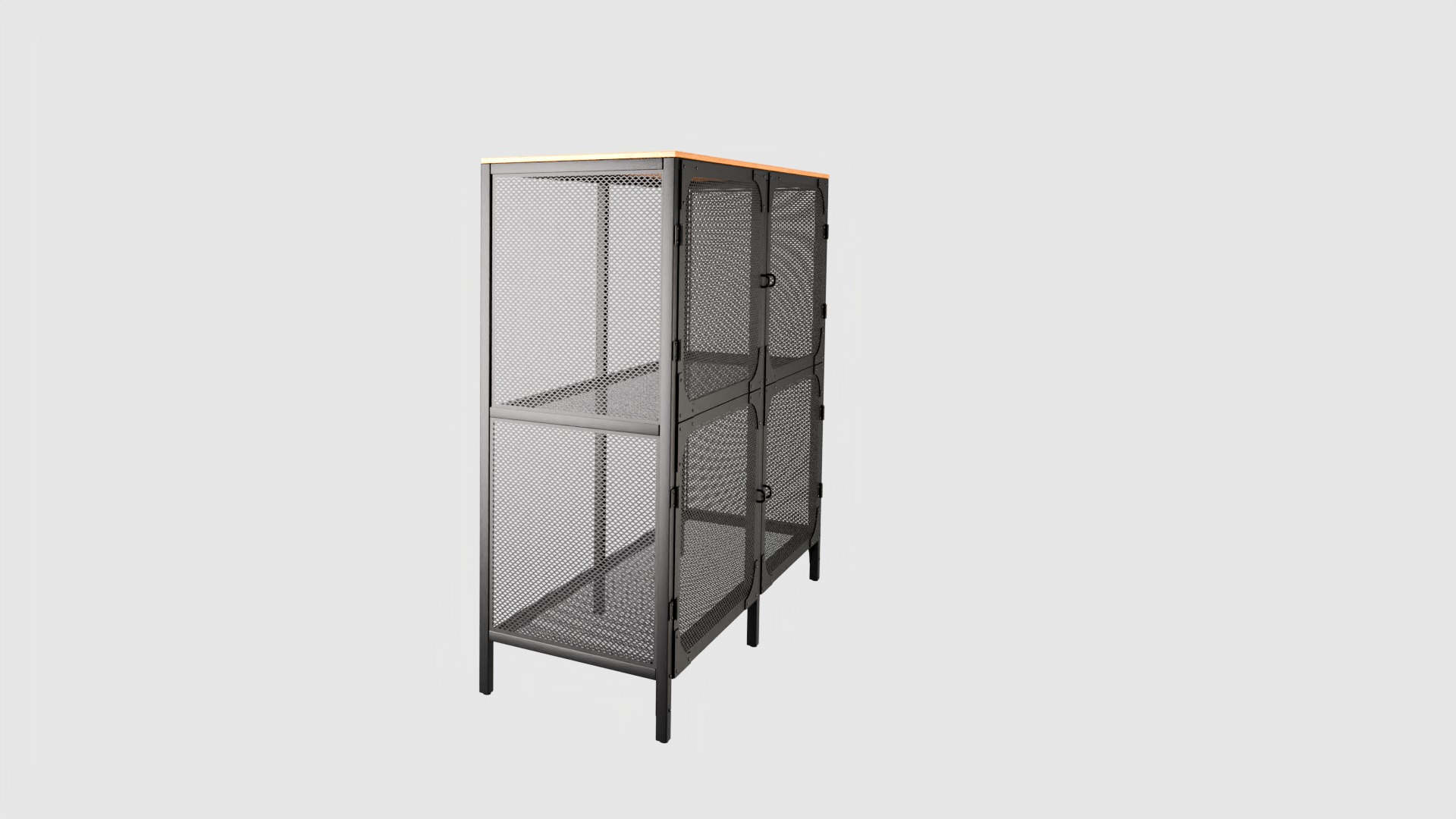 Shelf low poly 3D model Low-poly 3D model_4