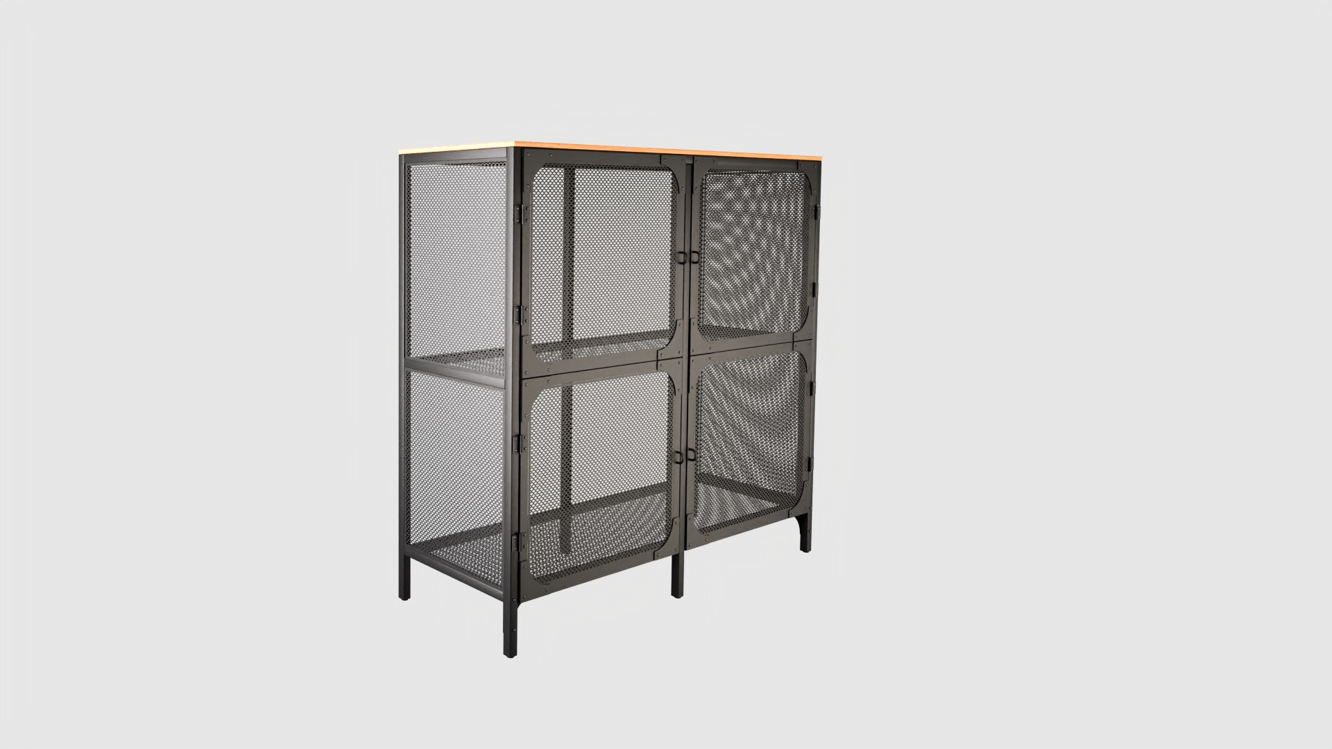 Shelf low poly 3D model Low-poly 3D model_3