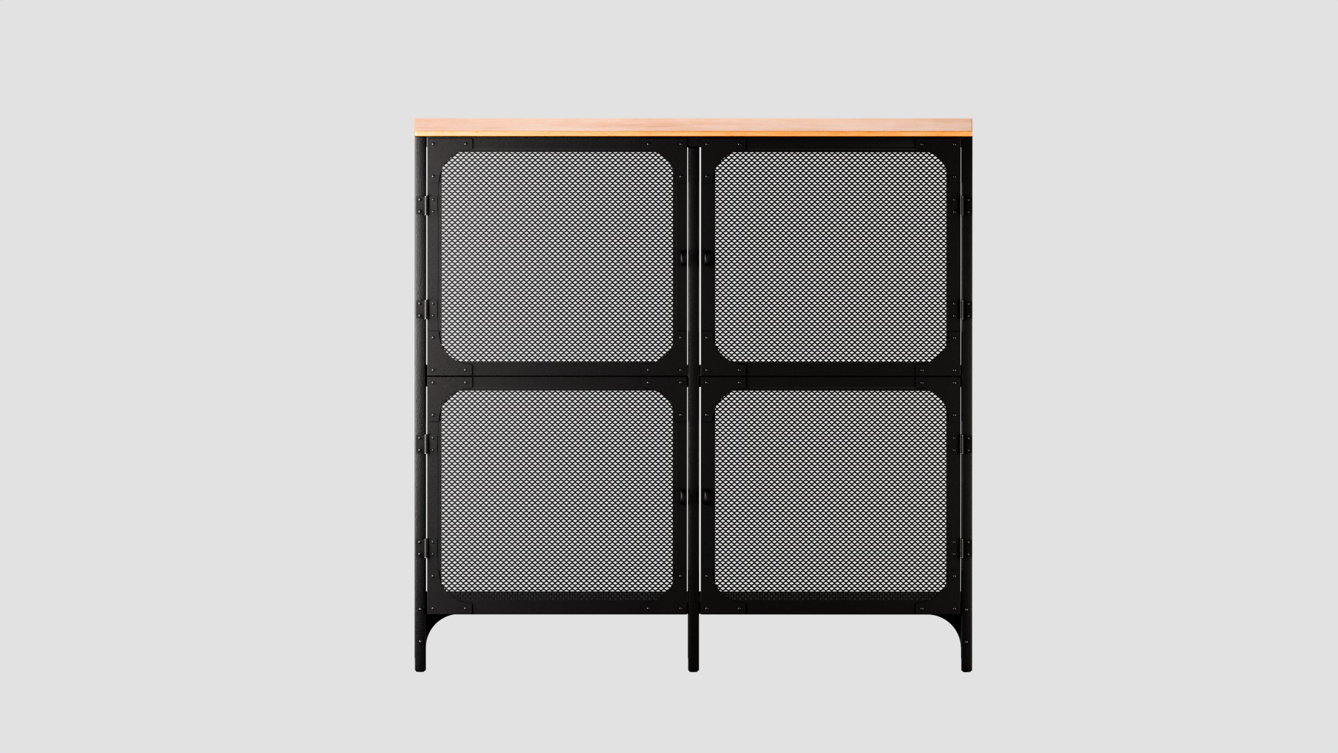 Shelf low poly 3D model Low-poly 3D model_1