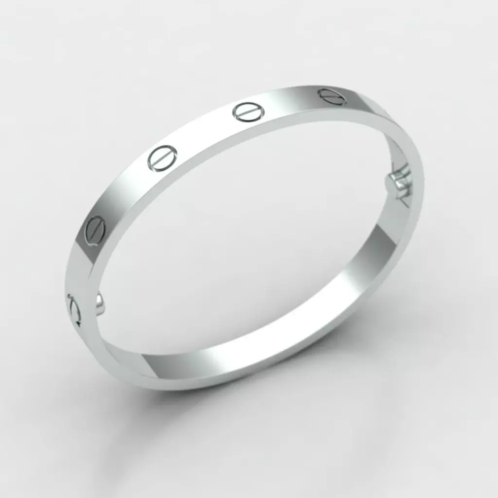 cartier  bracelet 56 size - classic 3D print model_0