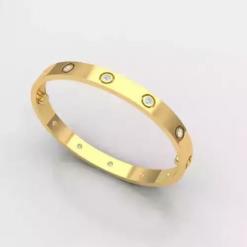 cartier  bracelet 58 size - 10 stones