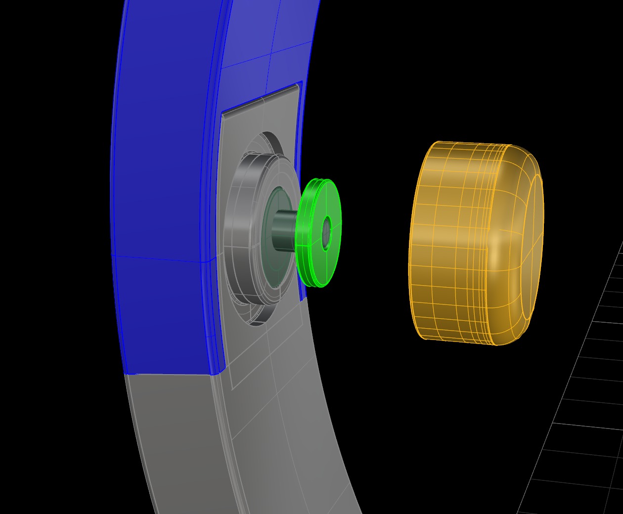 cartier love bracelet 62 size - 10 stones 3D print model_7