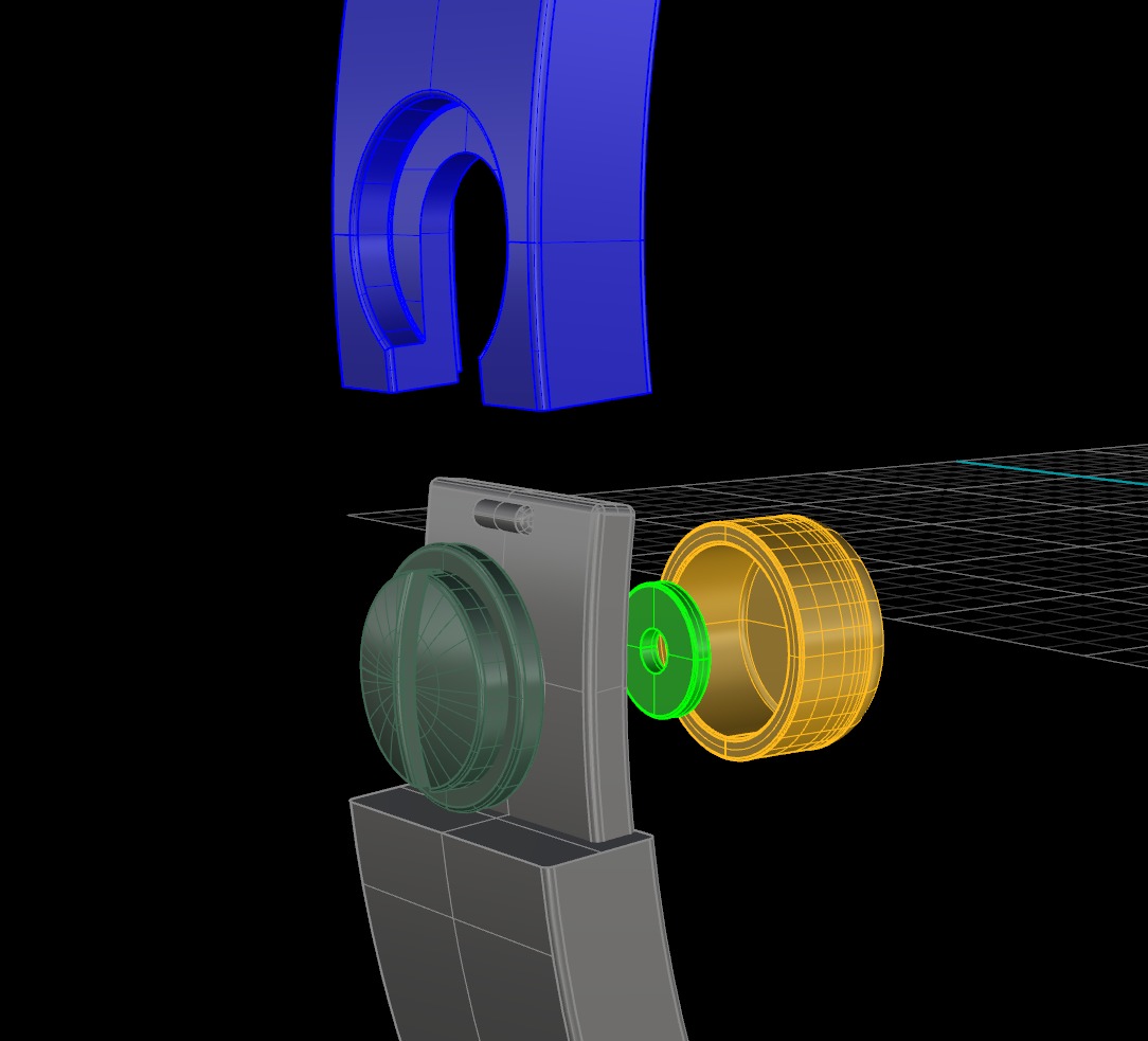 cartier love bracelet 62 size - 10 stones 3D print model_9