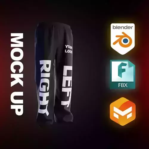 pants 3d pants for mock up 