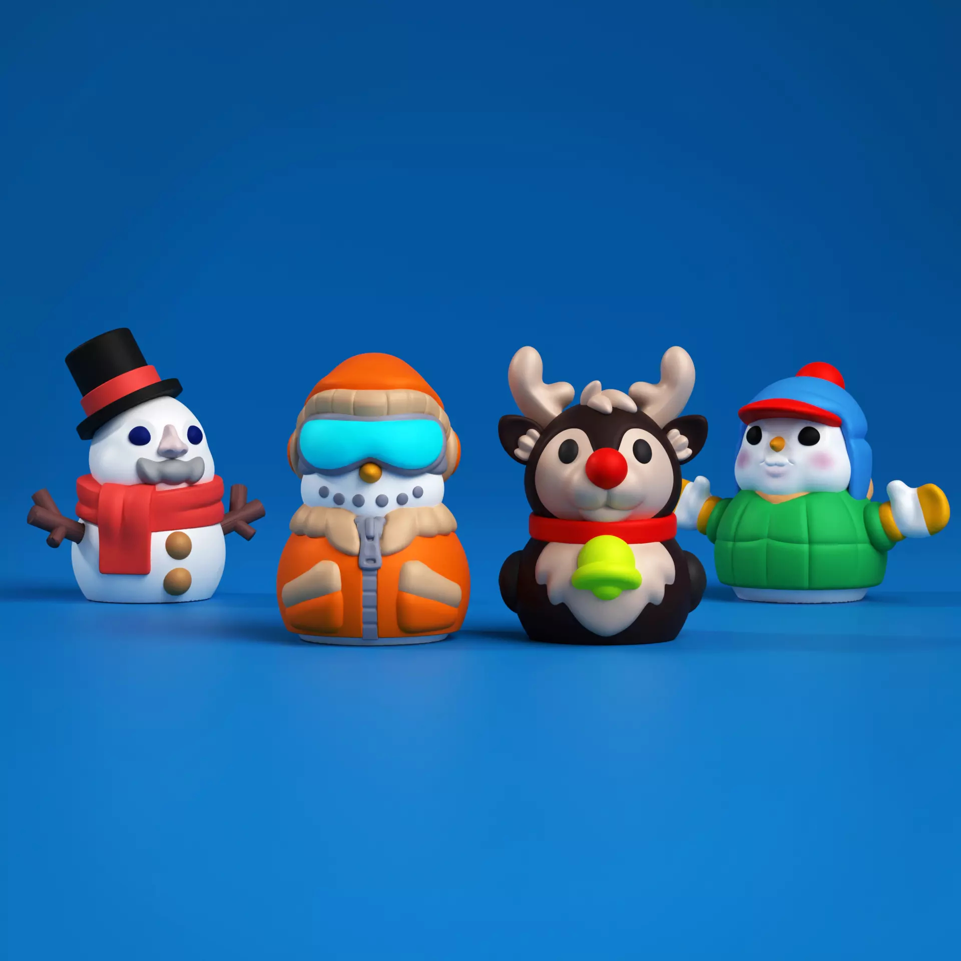 Snowman Christmas Ornaments - Snowguys Collection 3D print model