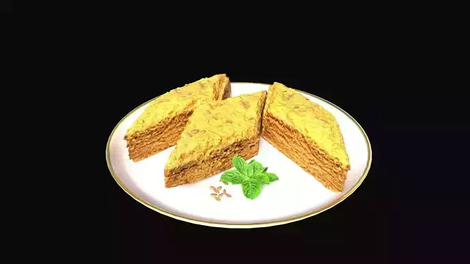 Honey Cake Medovik 3D model
