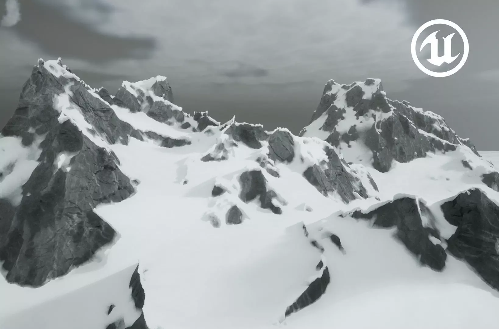 Snow Mountains for Unreal Engine Free 3D model