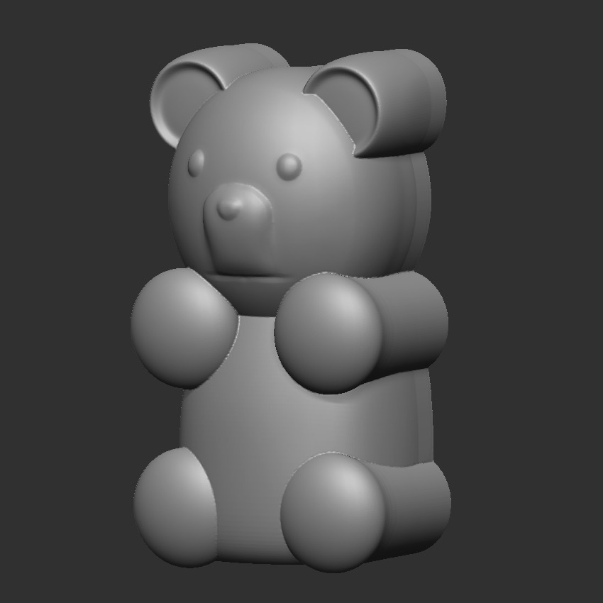 Gummy Bear Free 3D print model_3