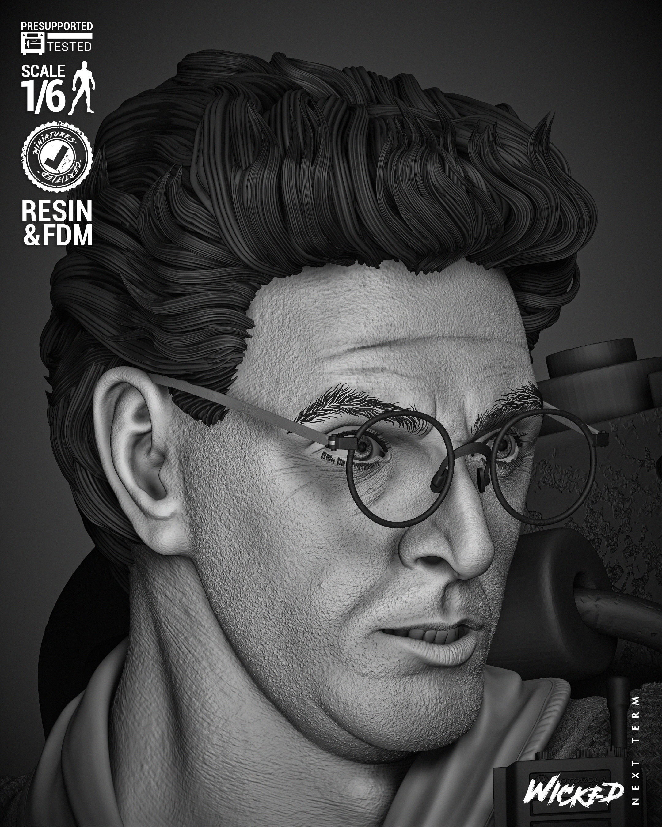 Wicked Movies Egon Sculpture 3D print model_35