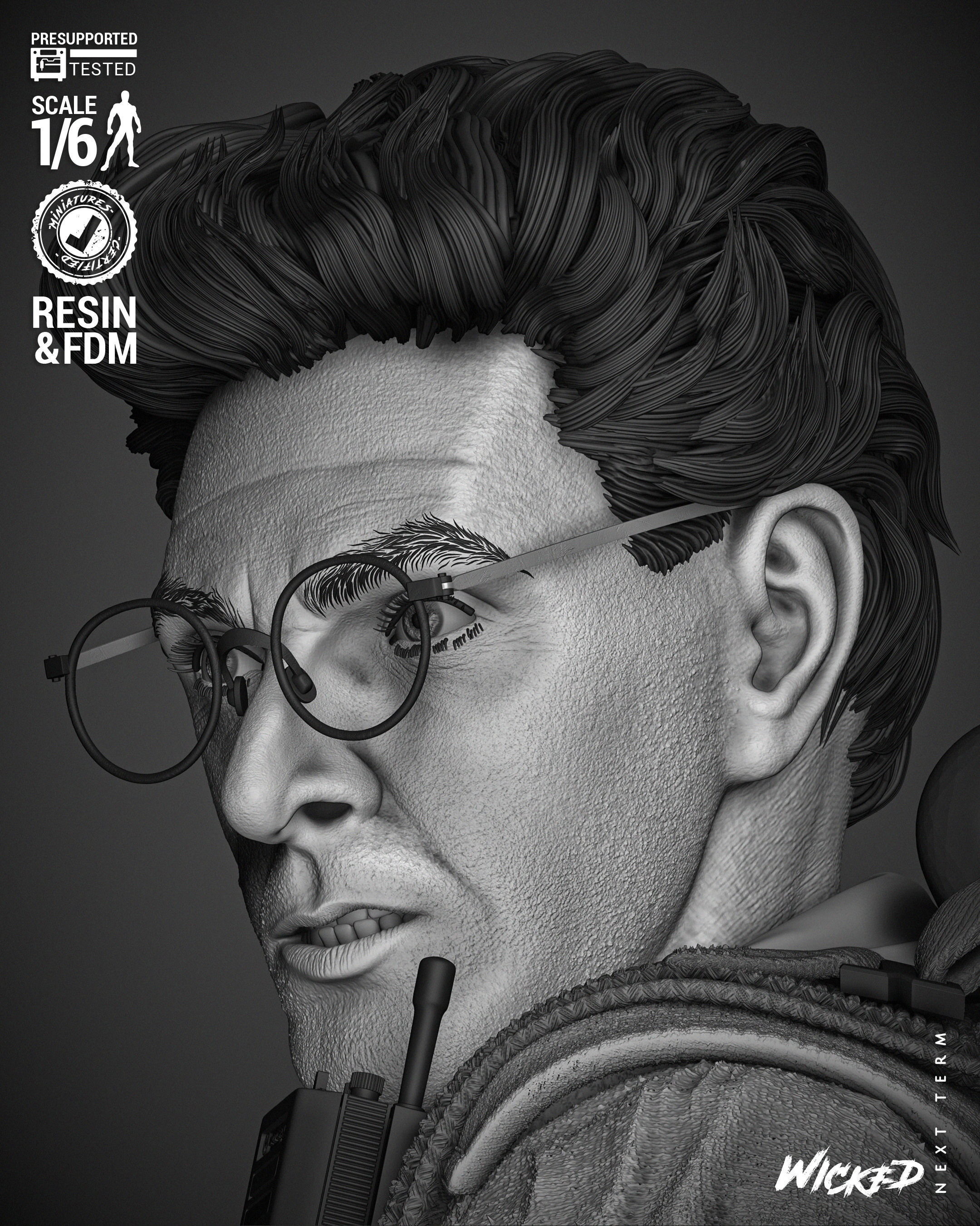 Wicked Movies Egon Sculpture 3D print model_29