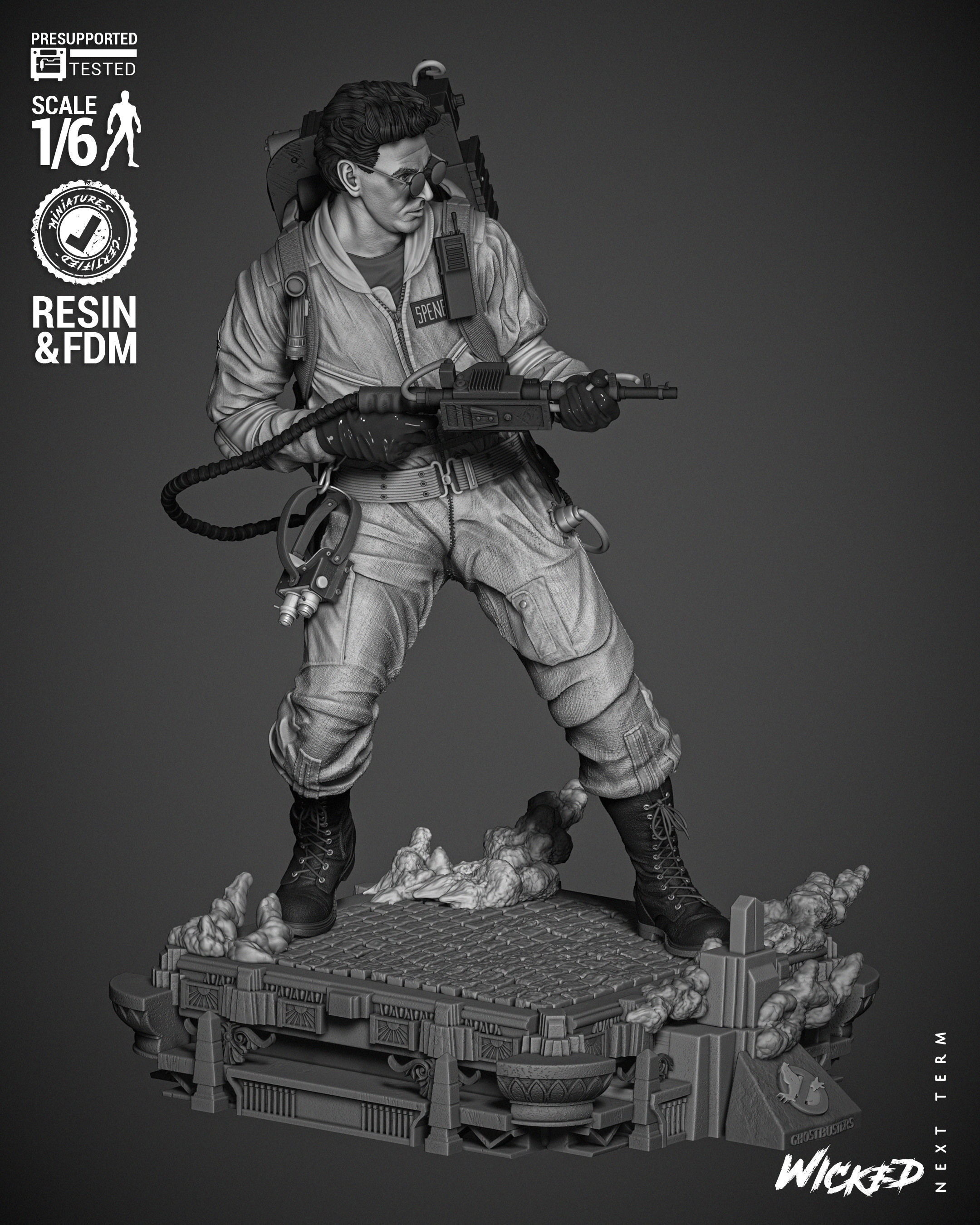 Wicked Movies Egon Sculpture 3D print model_31
