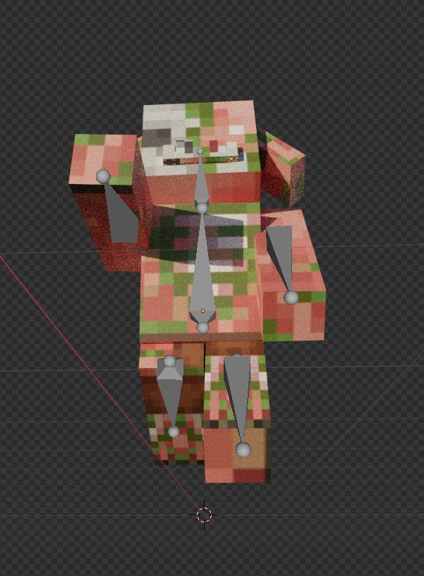 free zombie piglin  Free low-poly 3D model_16