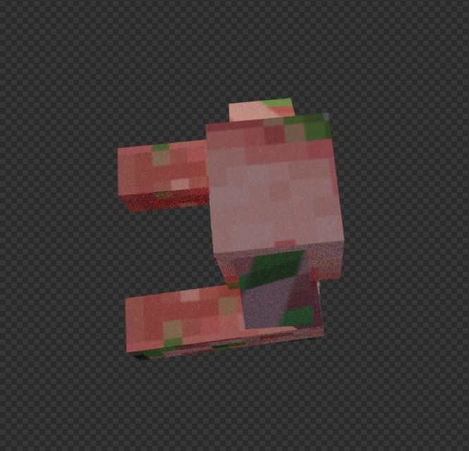 free zombie piglin  Free low-poly 3D model_9