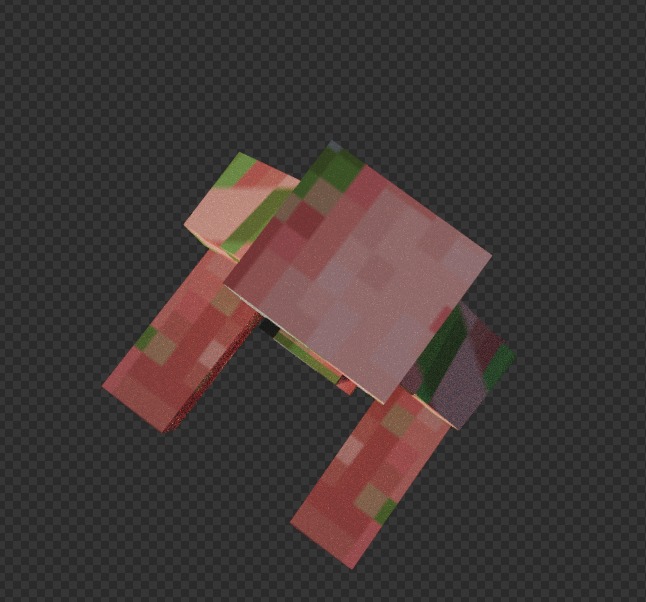 free zombie piglin  Free low-poly 3D model_10