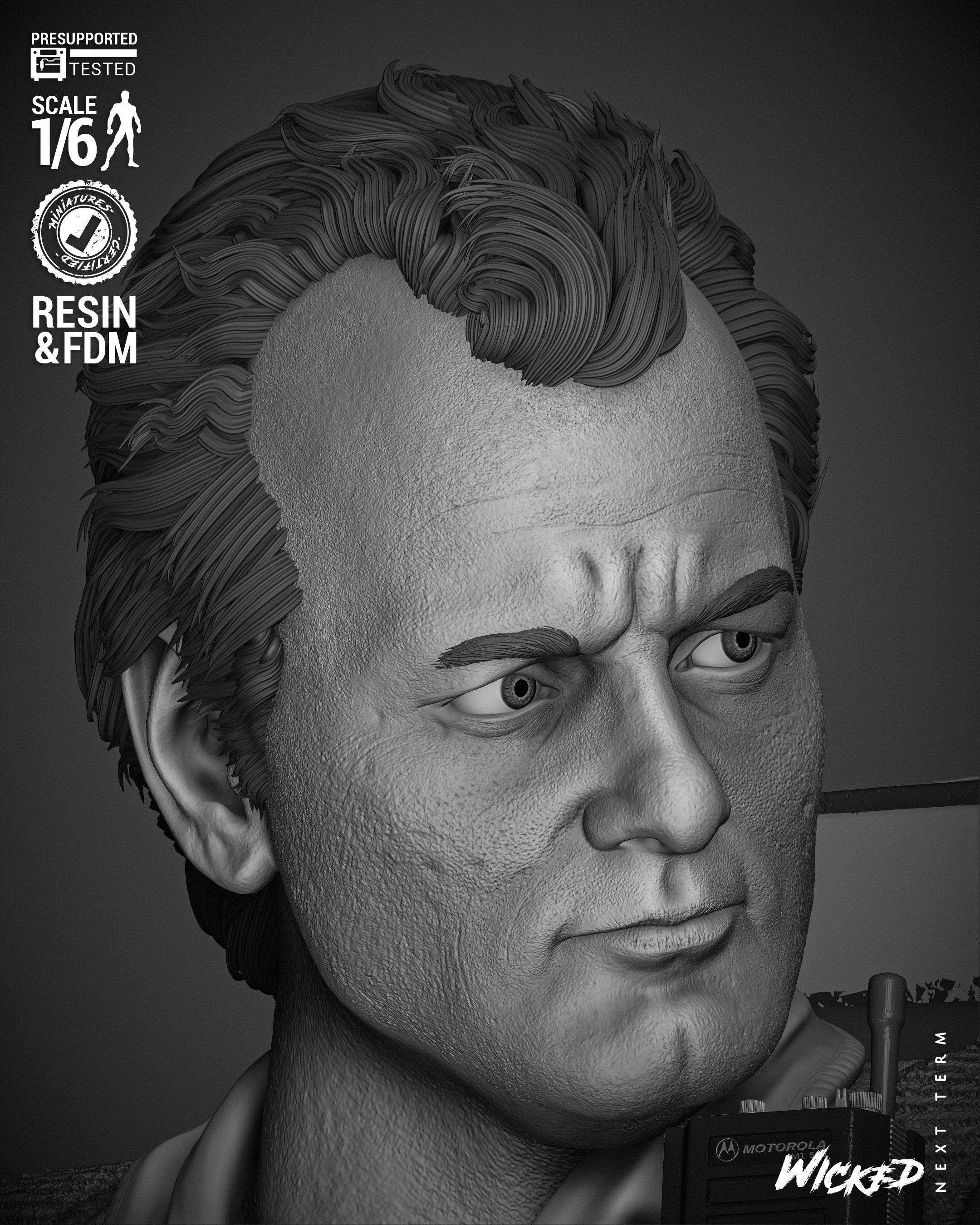 Wicked Movies Peter Sculpture 3D print model_5