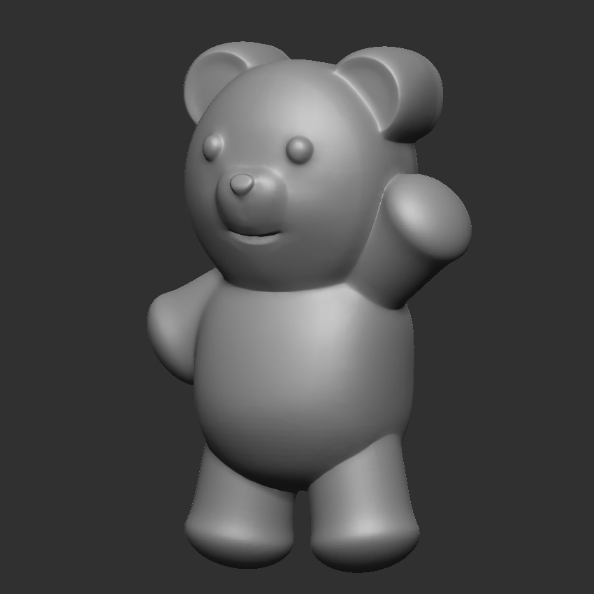 Gummy Bear Wave Free 3D print model_3