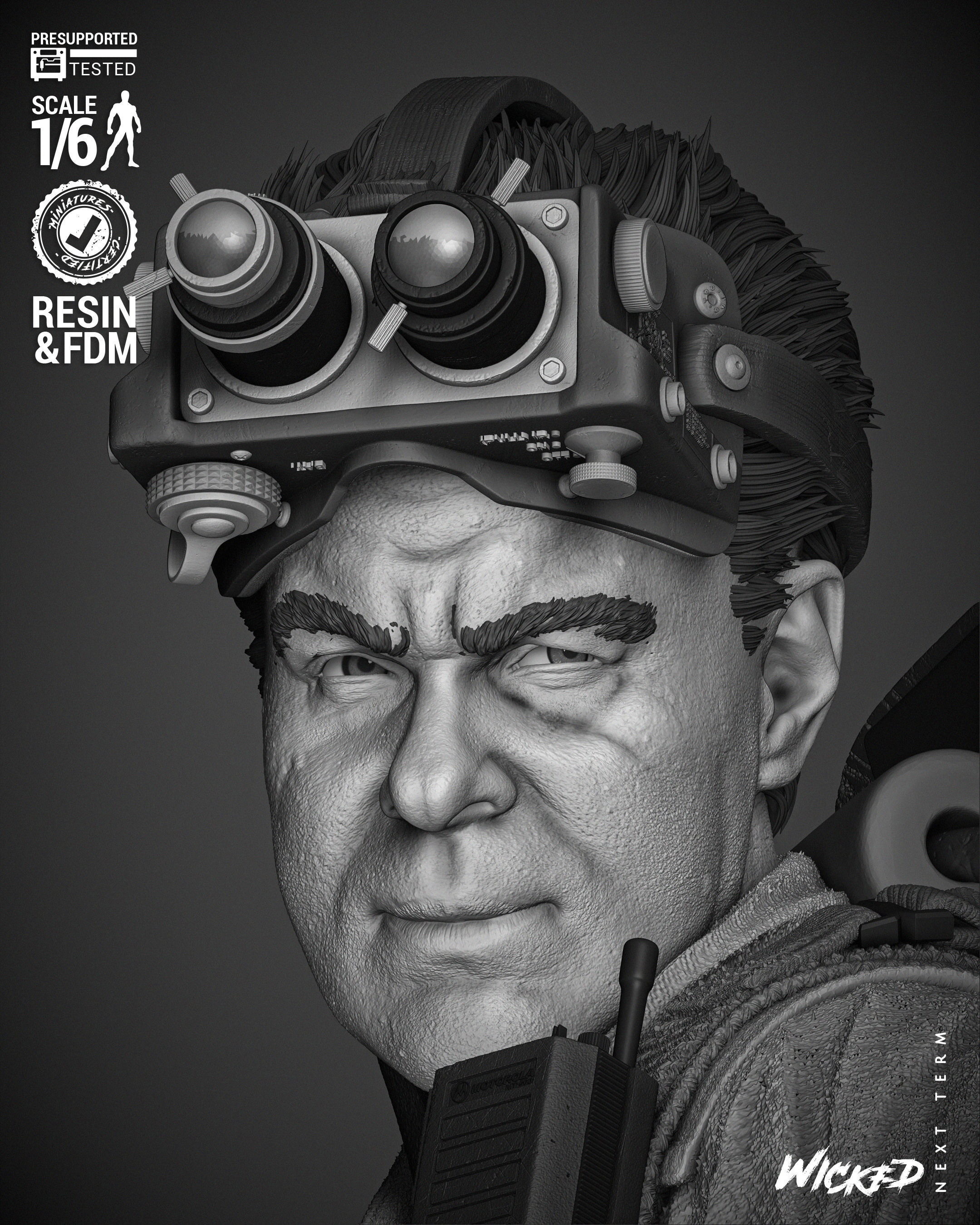 Wicked Movies Ray Sculpture 3D print model_15