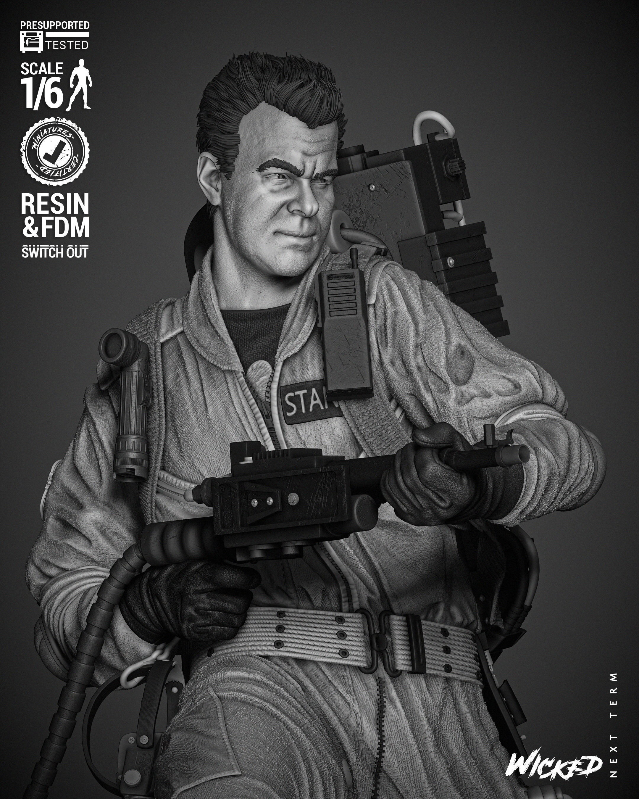 Wicked Movies Ray Sculpture 3D print model_2