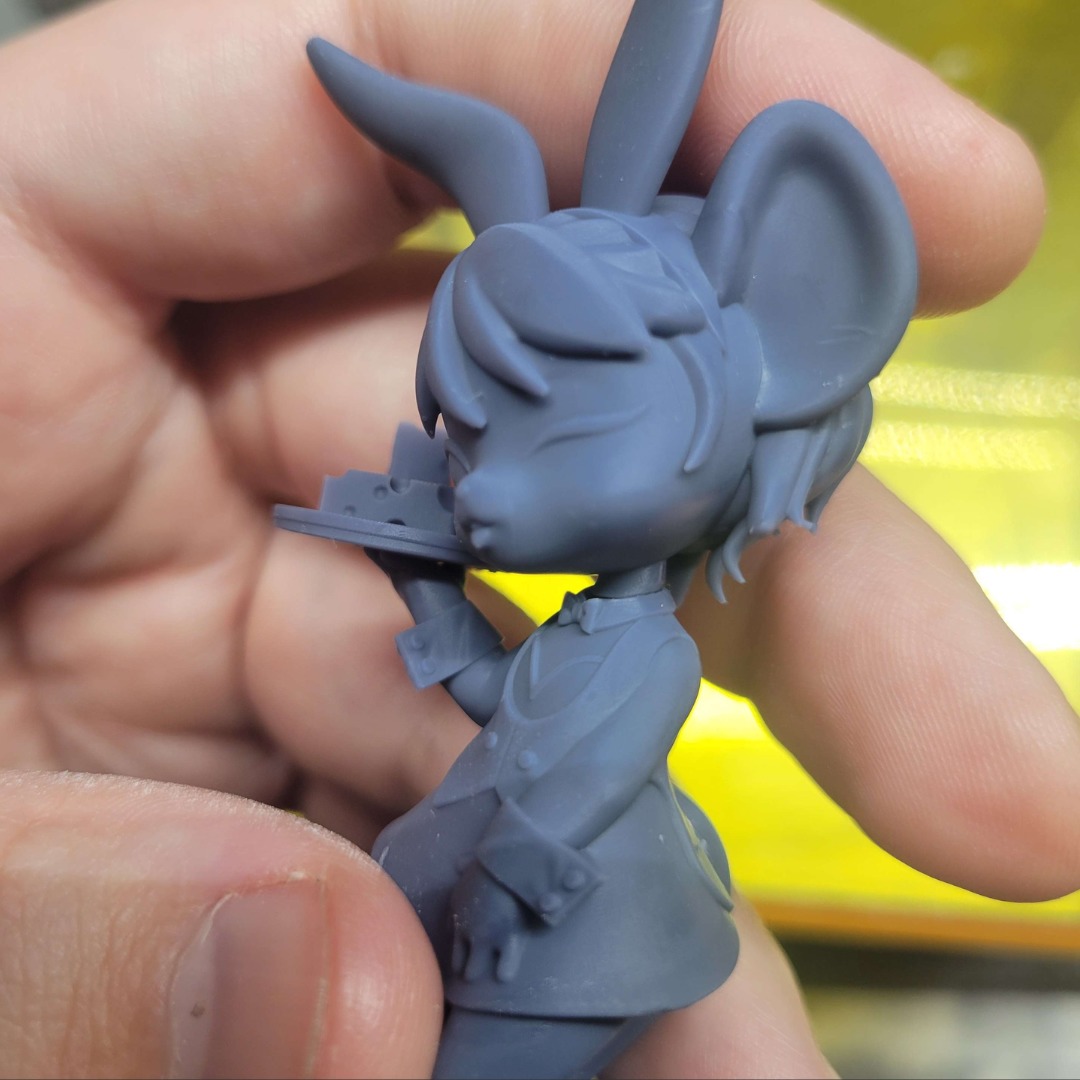 Miss Brie Mouse Girl 3D print model_3