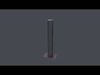 Post Barrier  3D model_2