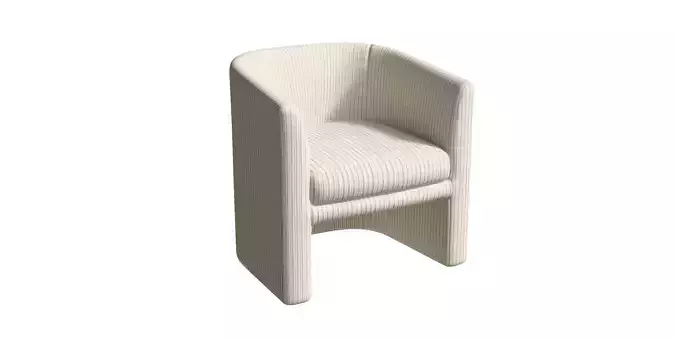 Beige Accent Chair