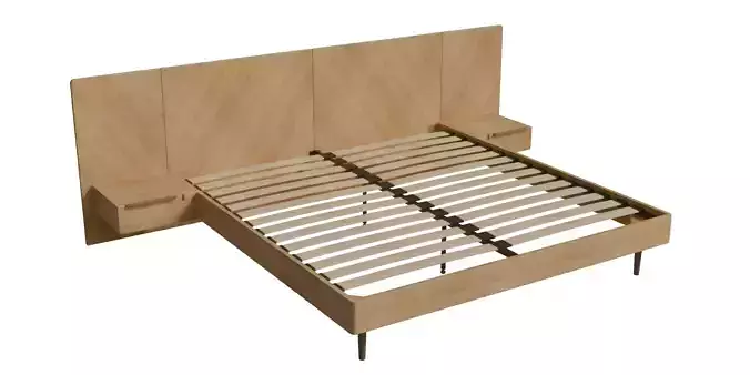 Ava Wood King Bed