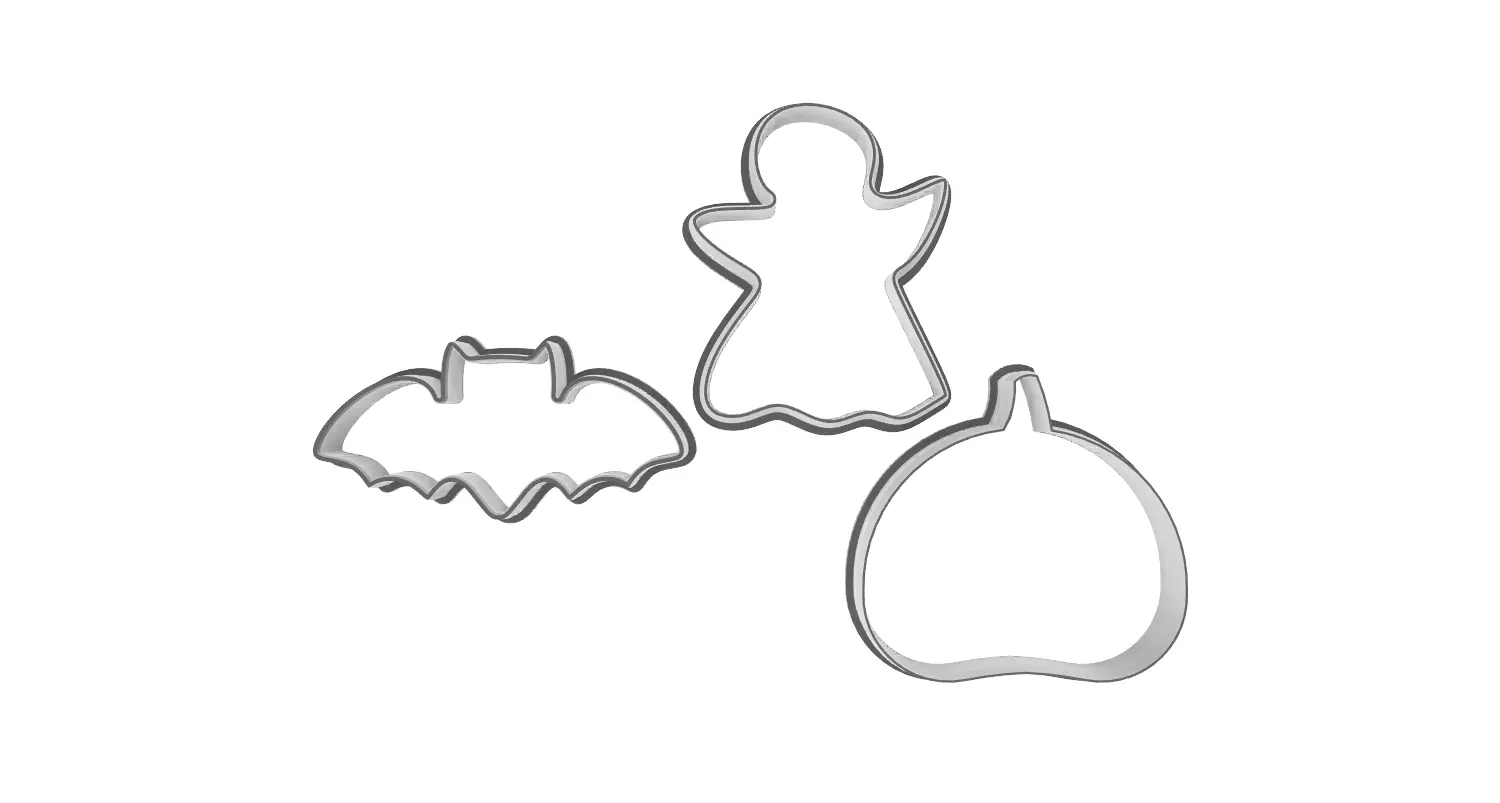 Halloween Cookie cutter Free 3D print model