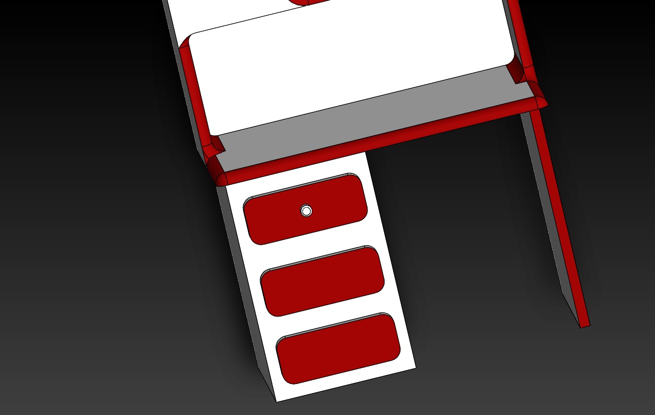 Study Table 3D print model_10