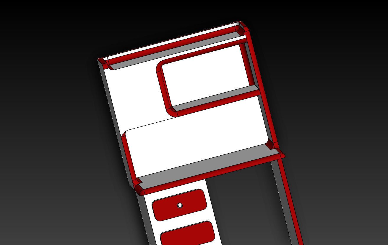 Study Table 3D print model_13
