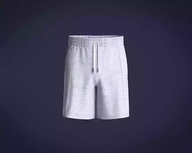 Mens Relaxed Fit Linen Short
